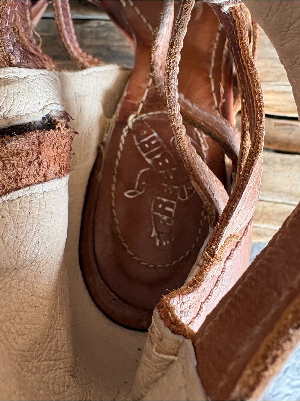 Freebird by Steven Tiara Brown Leather Gladiator Block Heel Sandal - Picture 6 of 10